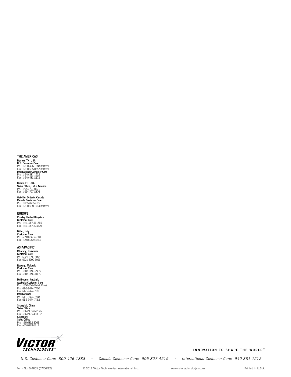 Tweco 200 Auto-Cut User Manual | Page 136 / 136