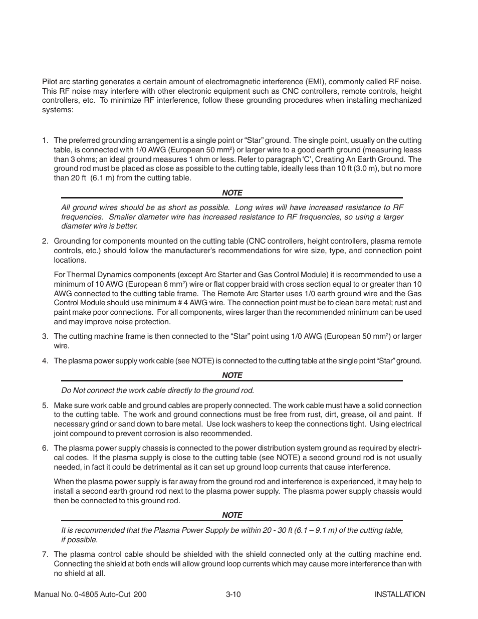 06 ground connections, 06 ground connections -10 | Tweco 200 Auto-Cut User Manual | Page 34 / 136
