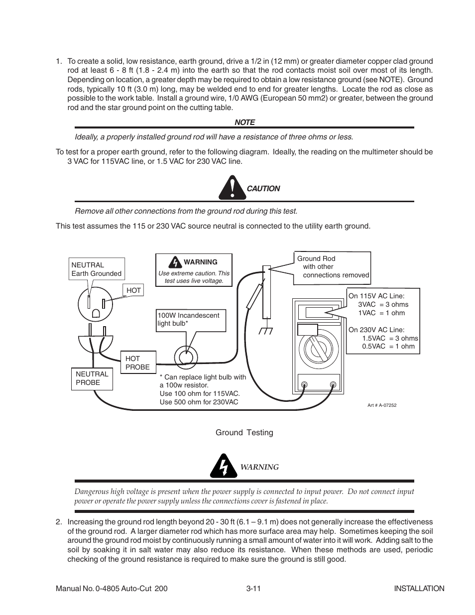 Tweco 200 Auto-Cut User Manual | Page 35 / 136