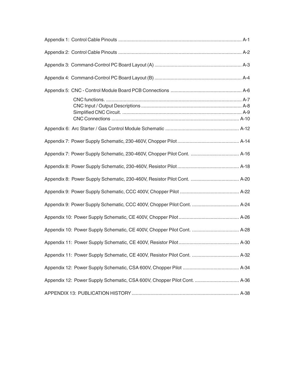 Tweco 200 Auto-Cut User Manual | Page 7 / 136
