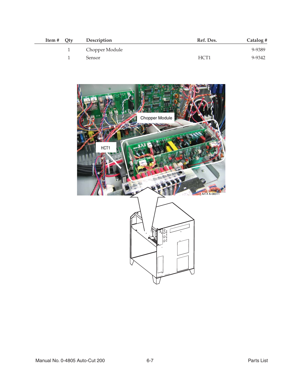 07 power supply replacement parts - right side, 07 power supply replacement parts - right side -7 | Tweco 200 Auto-Cut User Manual | Page 77 / 136