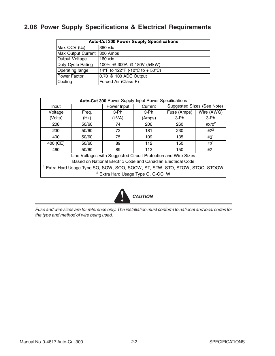 Tweco 300 Auto-Cut User Manual | Page 30 / 164