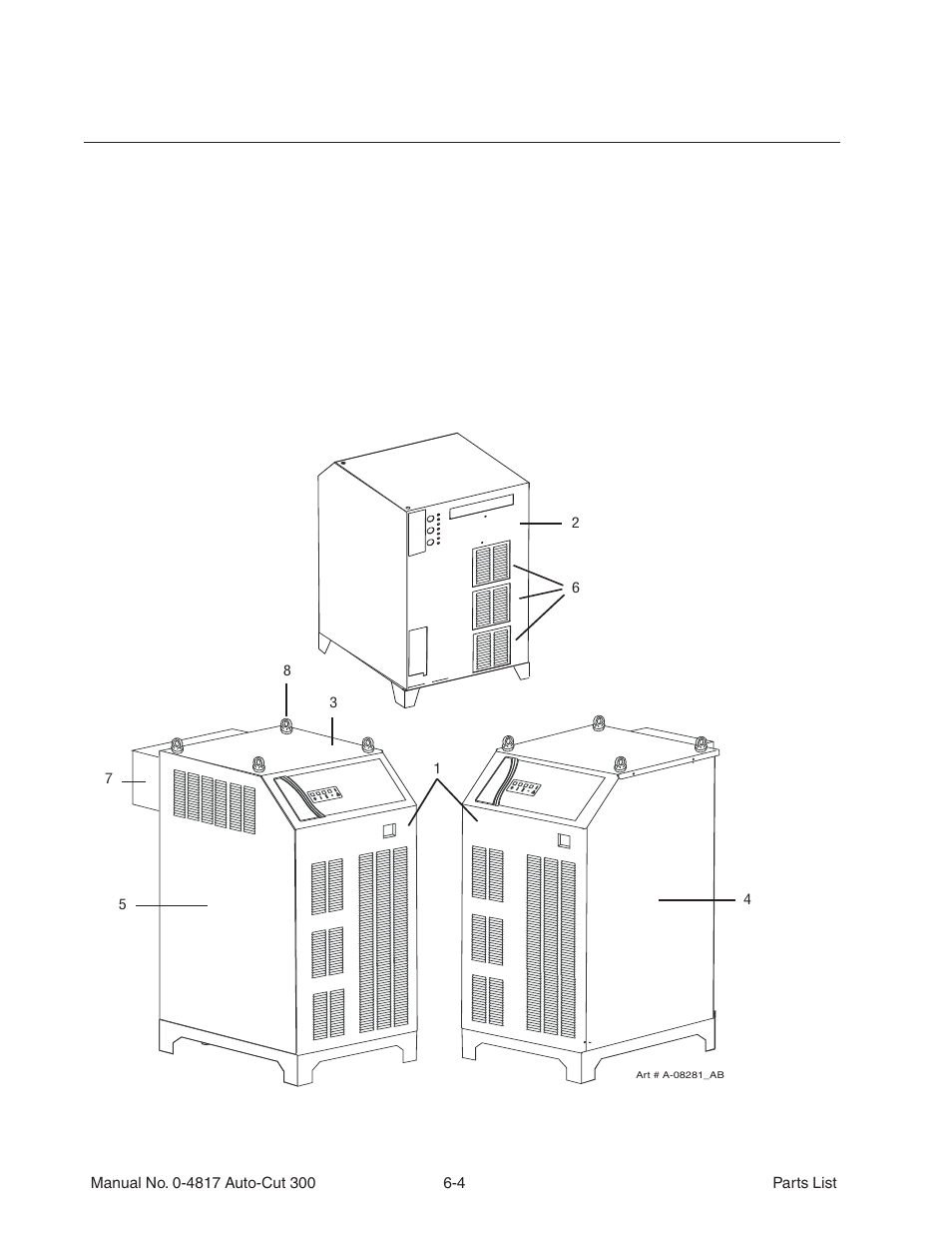 04 power supply external replacement parts, 04 power supply external replacement parts -4 | Tweco 300 Auto-Cut User Manual | Page 94 / 164
