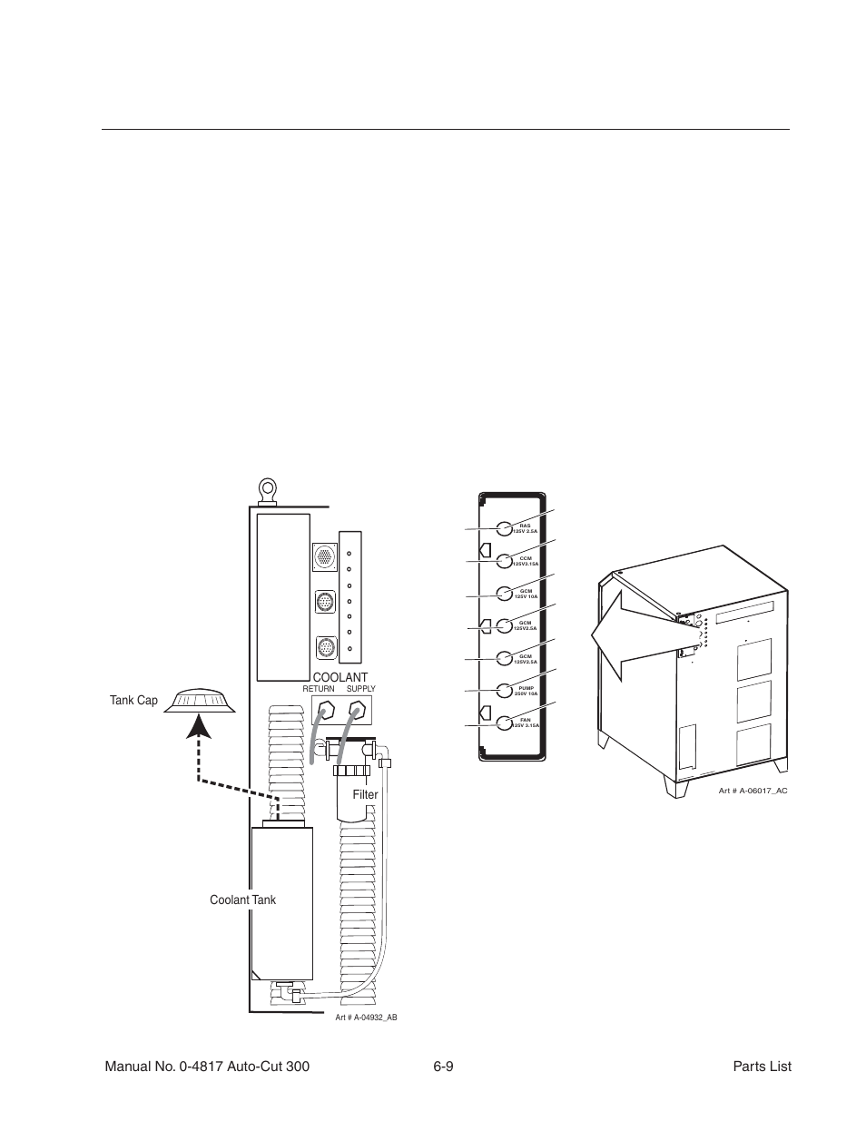 09 power supply replacement parts - rear panel, 09 power supply replacement parts - rear panel -9 | Tweco 300 Auto-Cut User Manual | Page 99 / 164