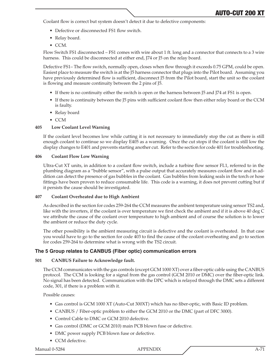 Auto-cut 200 xt | Tweco 200 XT Auto-Cut 400V User Manual | Page 153 / 160