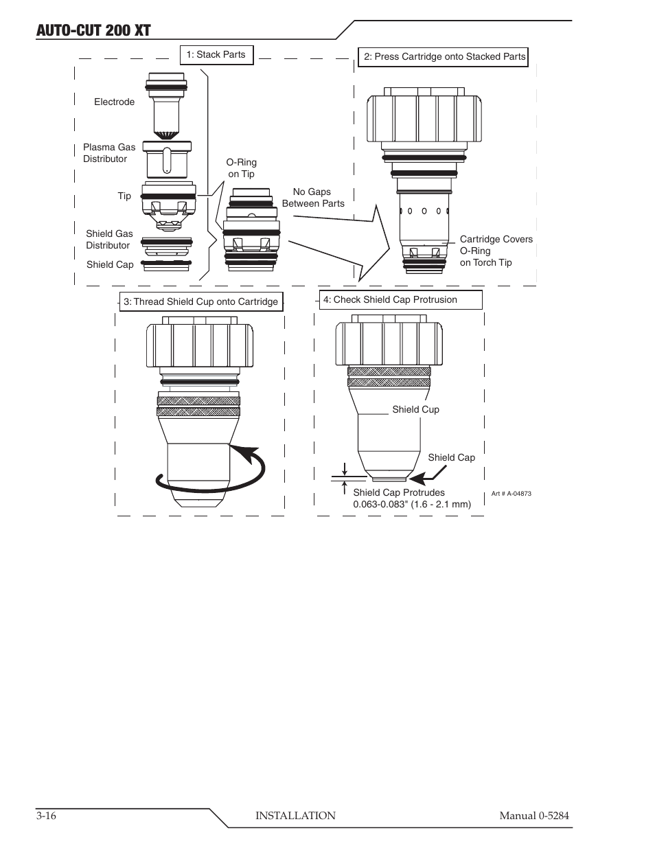 Auto-cut 200 xt | Tweco 200 XT Auto-Cut 400V User Manual | Page 40 / 160