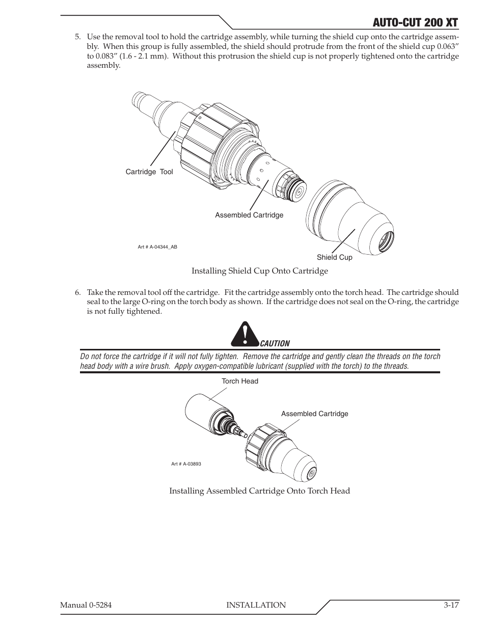 Auto-cut 200 xt | Tweco 200 XT Auto-Cut 400V User Manual | Page 41 / 160