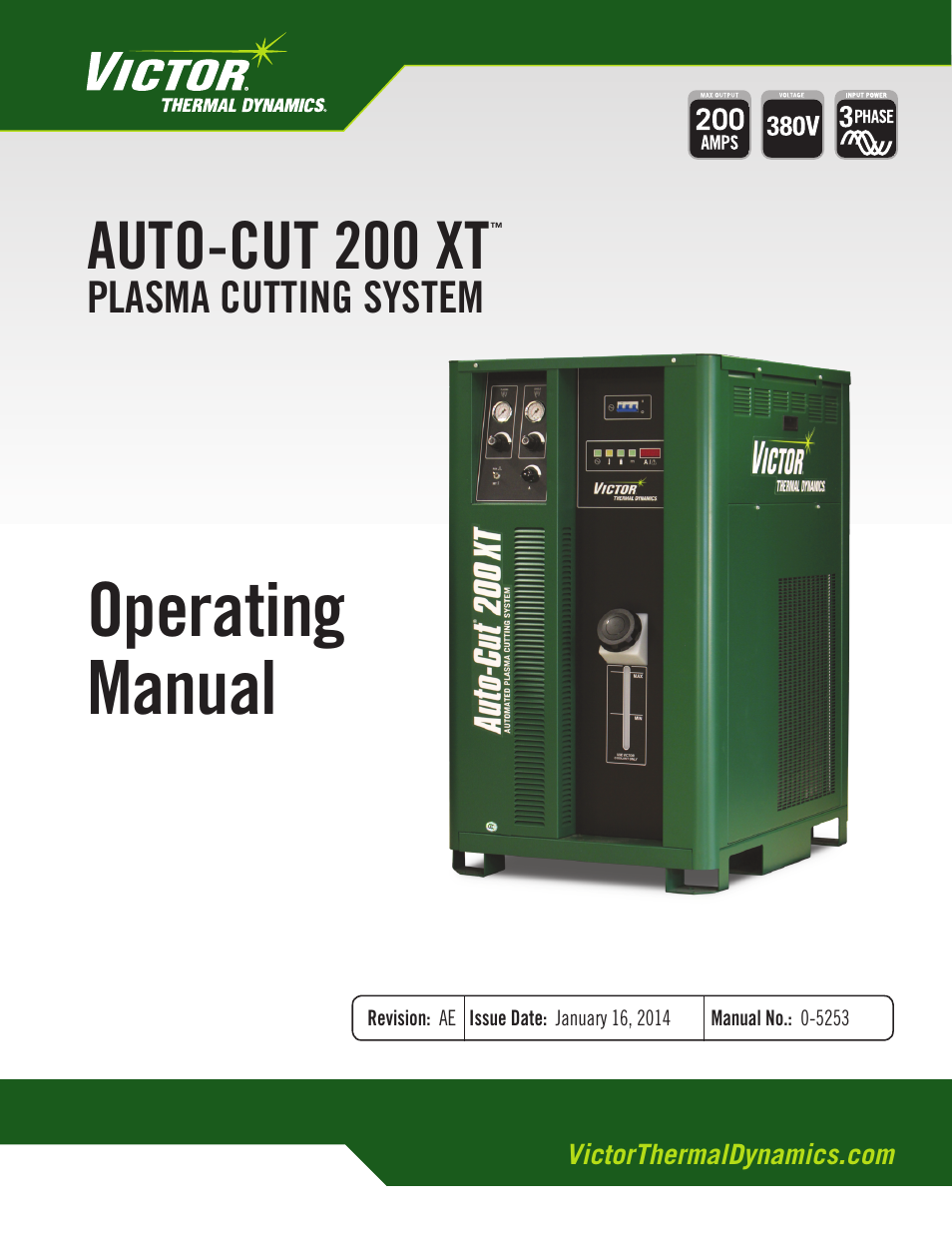 Tweco 200 XT Auto-Cut 380V User Manual | 166 pages