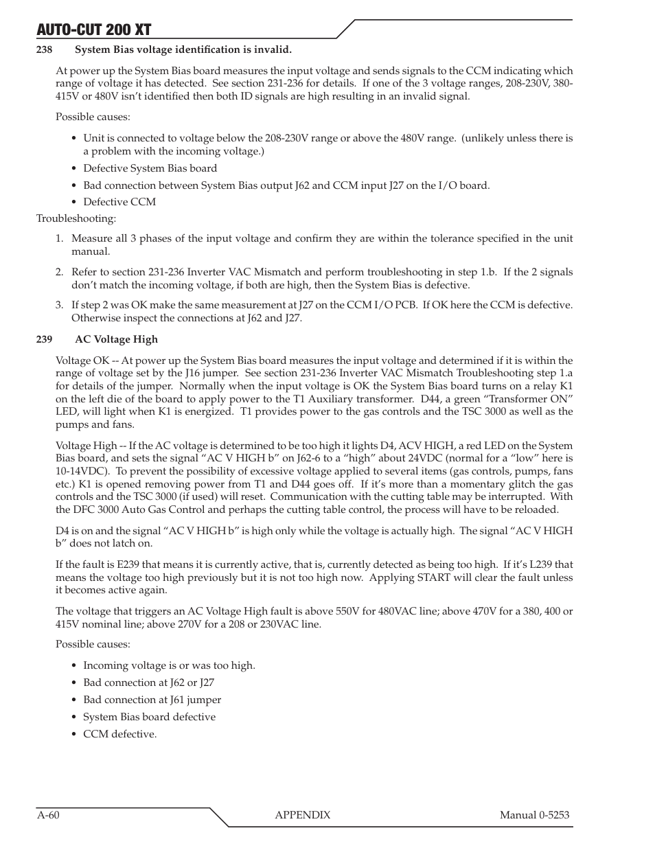 Auto-cut 200 xt | Tweco 200 XT Auto-Cut 380V User Manual | Page 146 / 166