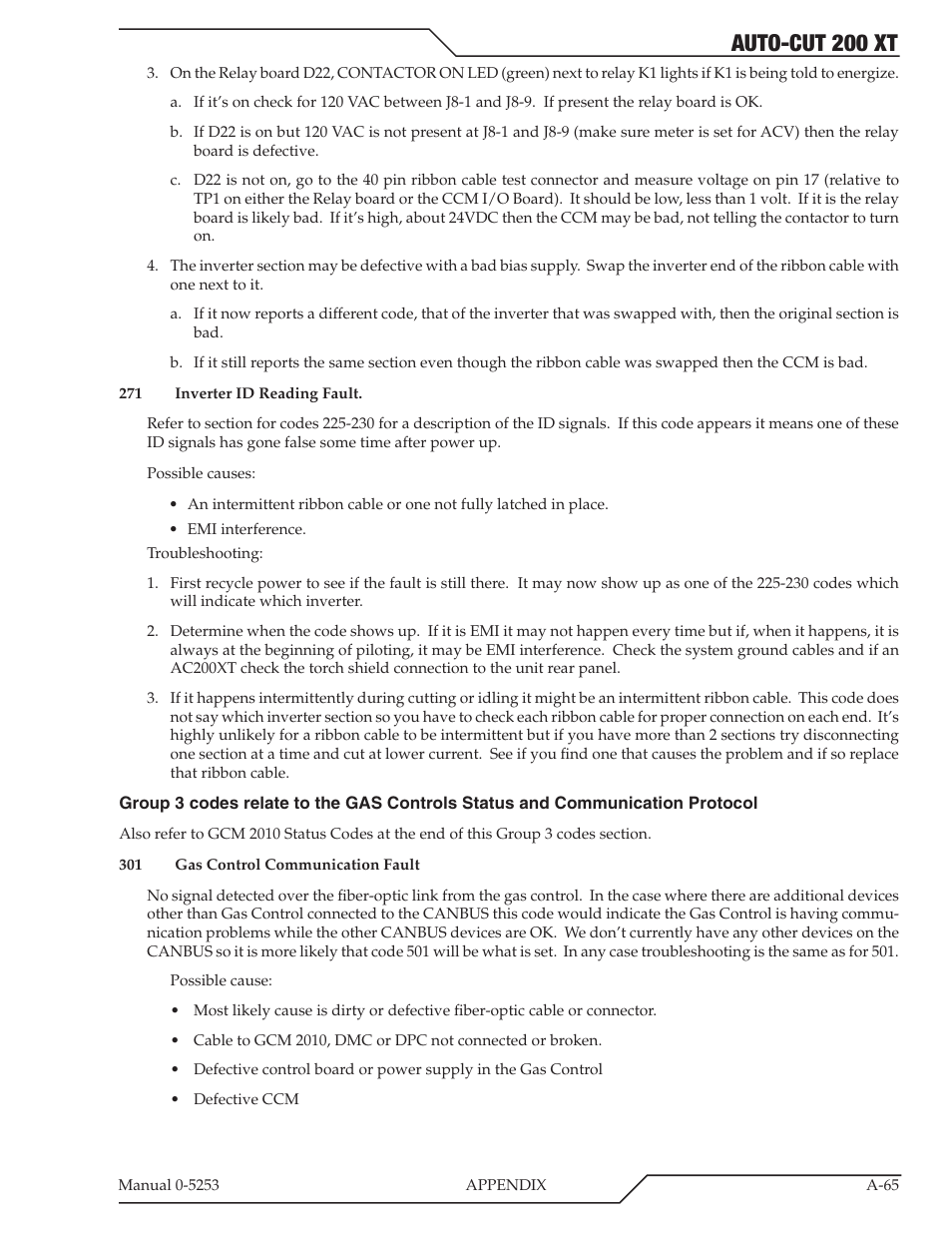 Auto-cut 200 xt | Tweco 200 XT Auto-Cut 380V User Manual | Page 151 / 166