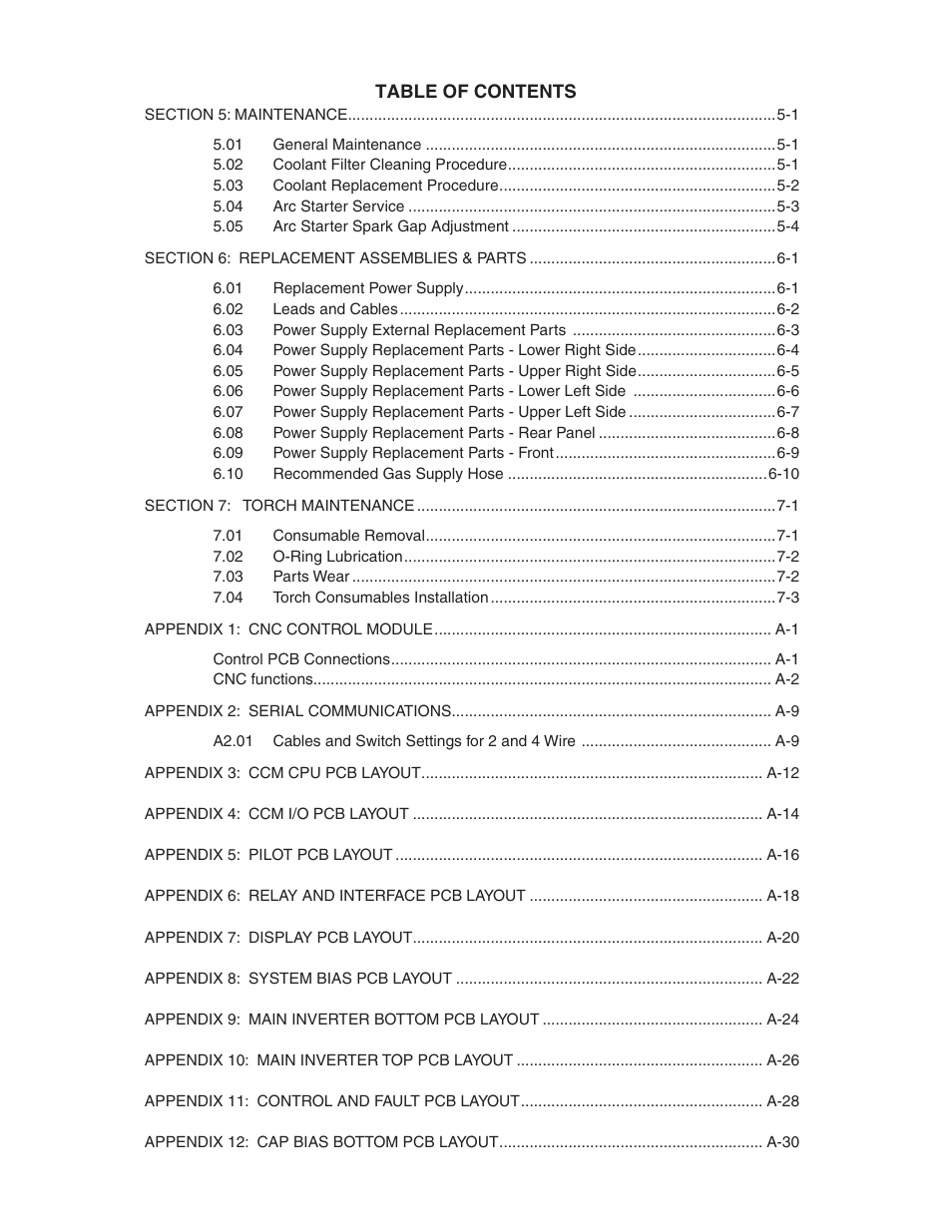 Tweco 200 XT Auto-Cut 380V User Manual | Page 6 / 166