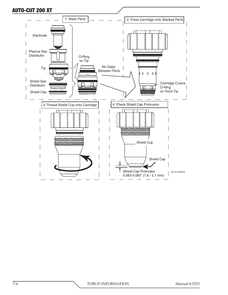 Auto-cut 200 xt | Tweco 200 XT Auto-Cut 380V User Manual | Page 84 / 166