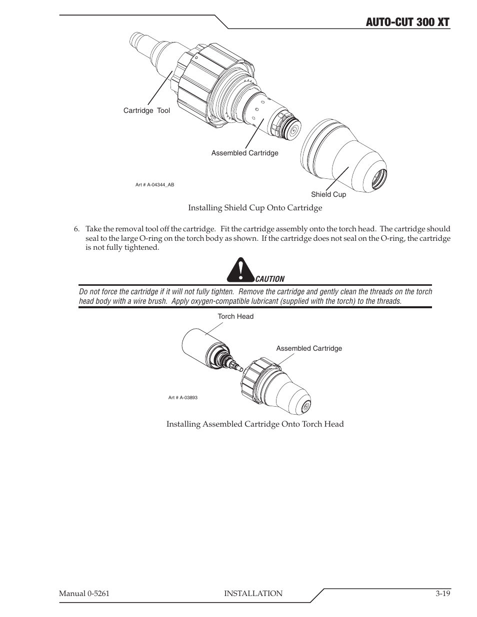 Auto-cut 300 xt | Tweco 300 XT Auto-Cut 380V User Manual | Page 43 / 160