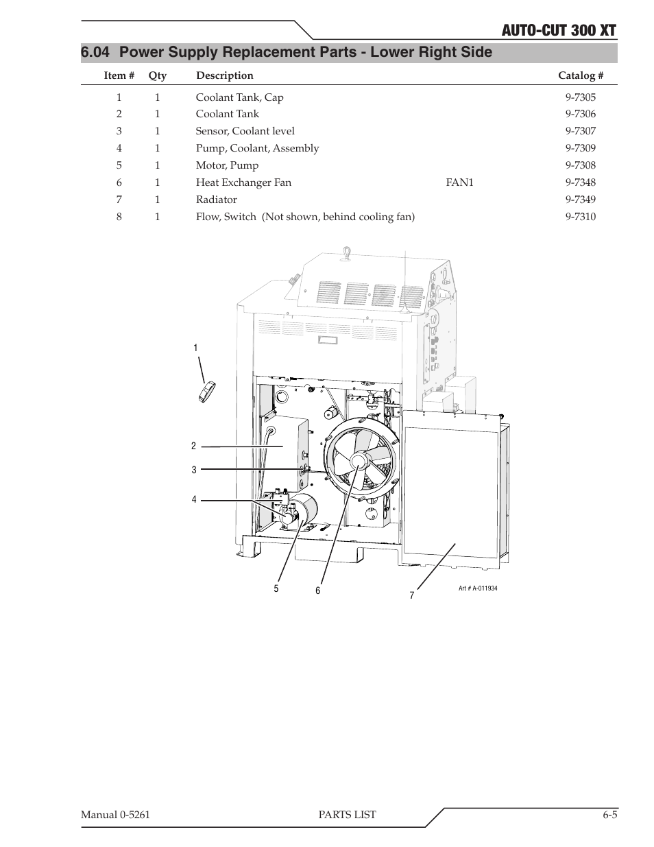 Auto-cut 300 xt | Tweco 300 XT Auto-Cut 380V User Manual | Page 71 / 160