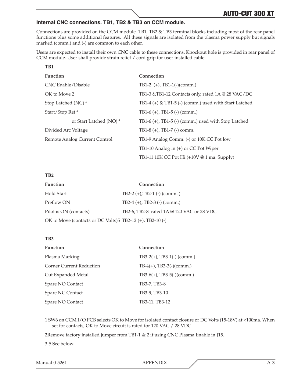 Auto-cut 300 xt | Tweco 300 XT Auto-Cut 380V User Manual | Page 85 / 160