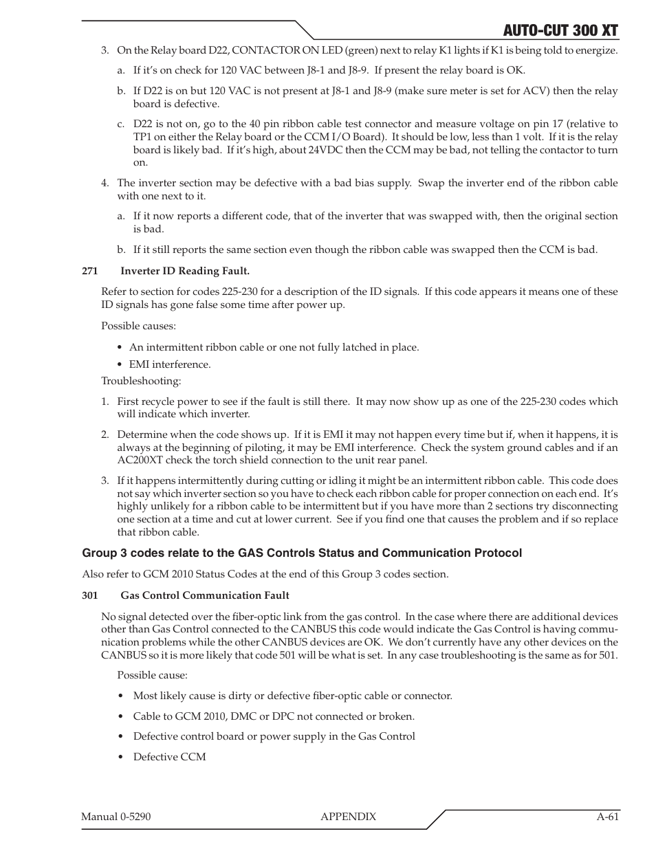 Auto-cut 300 xt | Tweco 300 XT Auto-Cut 400V User Manual | Page 143 / 158