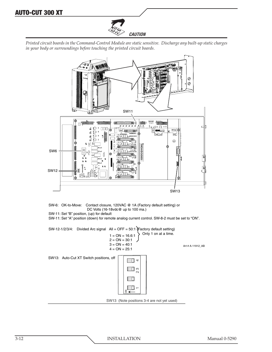 Auto-cut 300 xt | Tweco 300 XT Auto-Cut 400V User Manual | Page 36 / 158