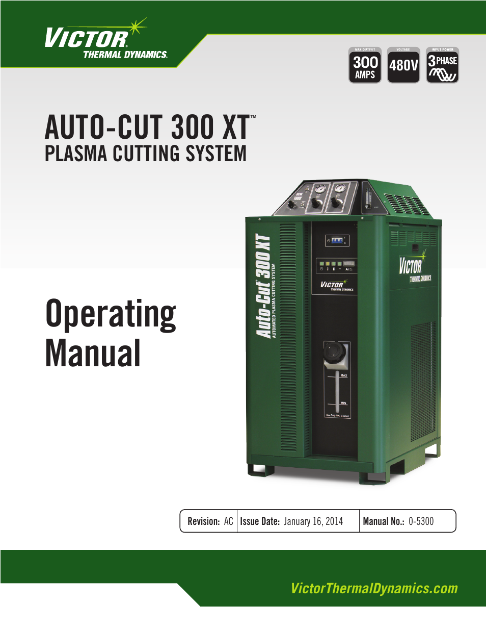 Tweco 300 XT Auto-Cut 480V User Manual | 158 pages