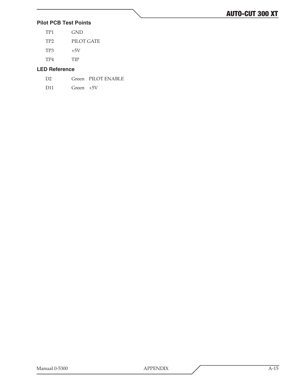 Auto-cut 300 xt | Tweco 300 XT Auto-Cut 480V User Manual | Page 97 / 158