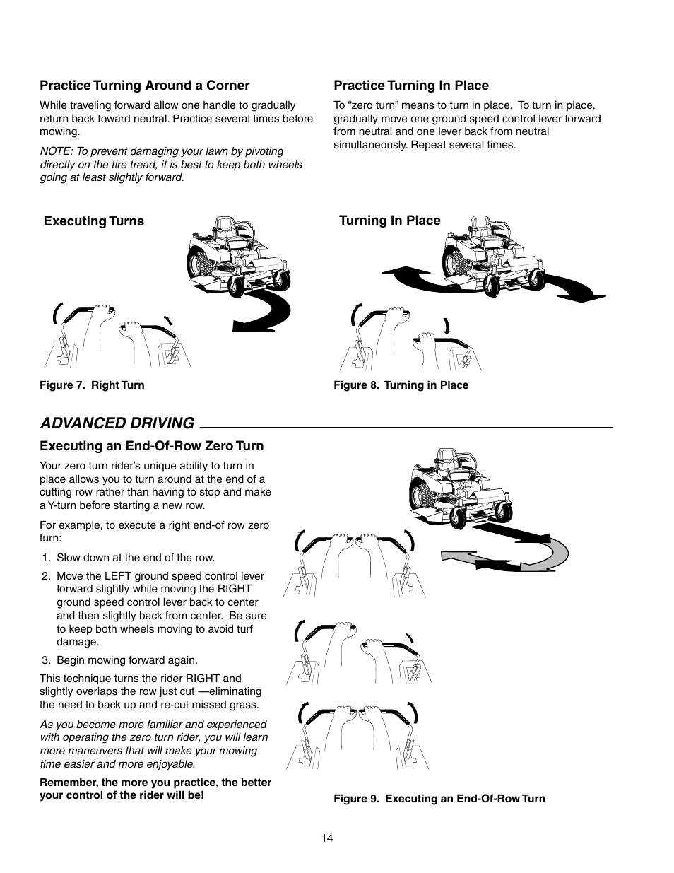 Advanced driving | Briggs & Stratton 150Z Series User Manual | Page 16 / 38