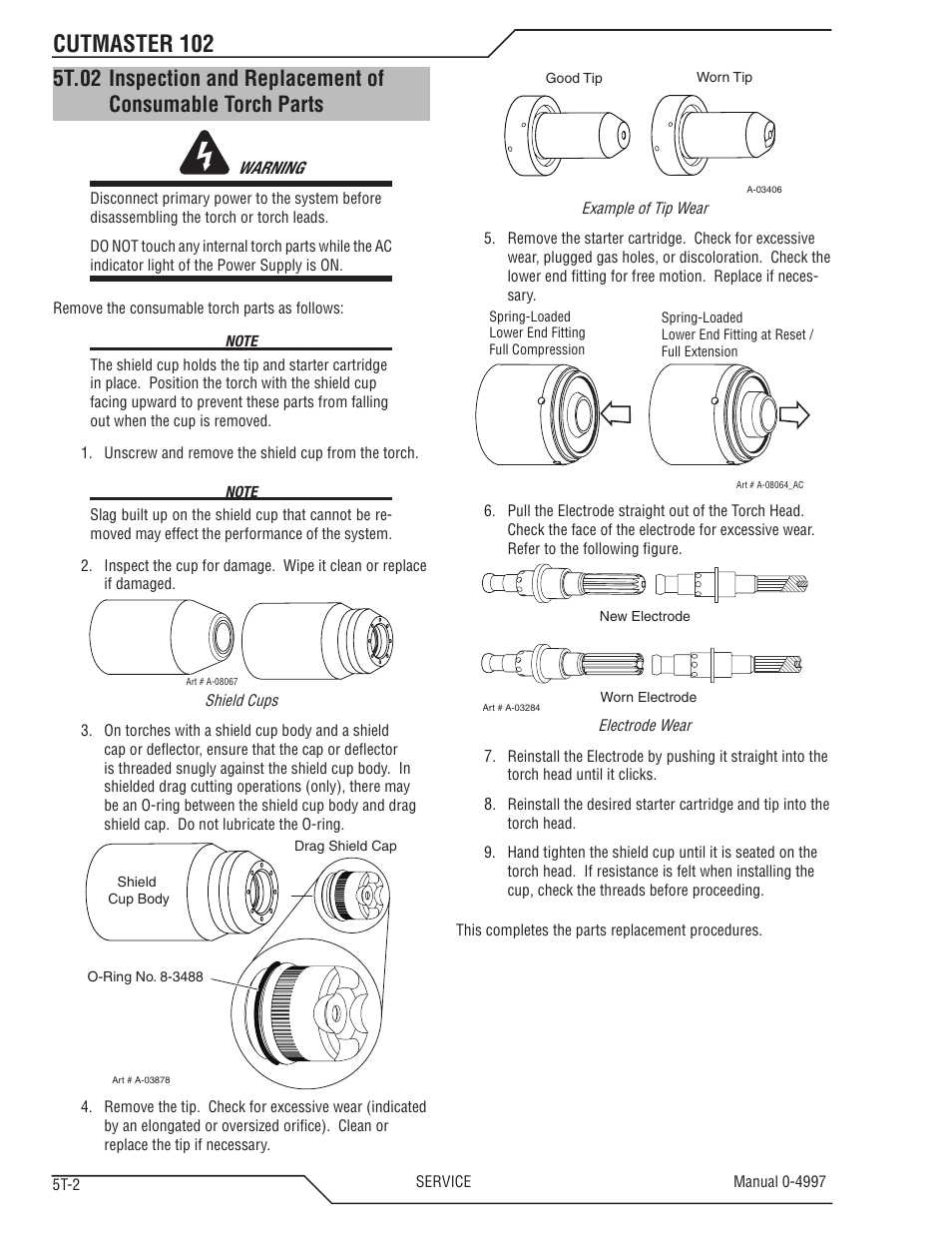 Cutmaster 102 | Tweco 102 Cutmaster User Manual | Page 64 / 84
