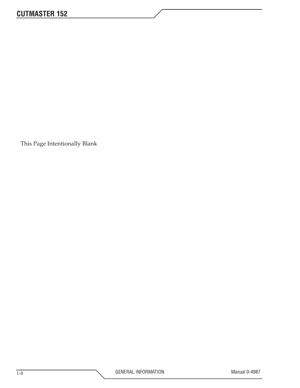 Cutmaster 152 | Tweco 152 CutMaster User Manual | Page 14 / 84