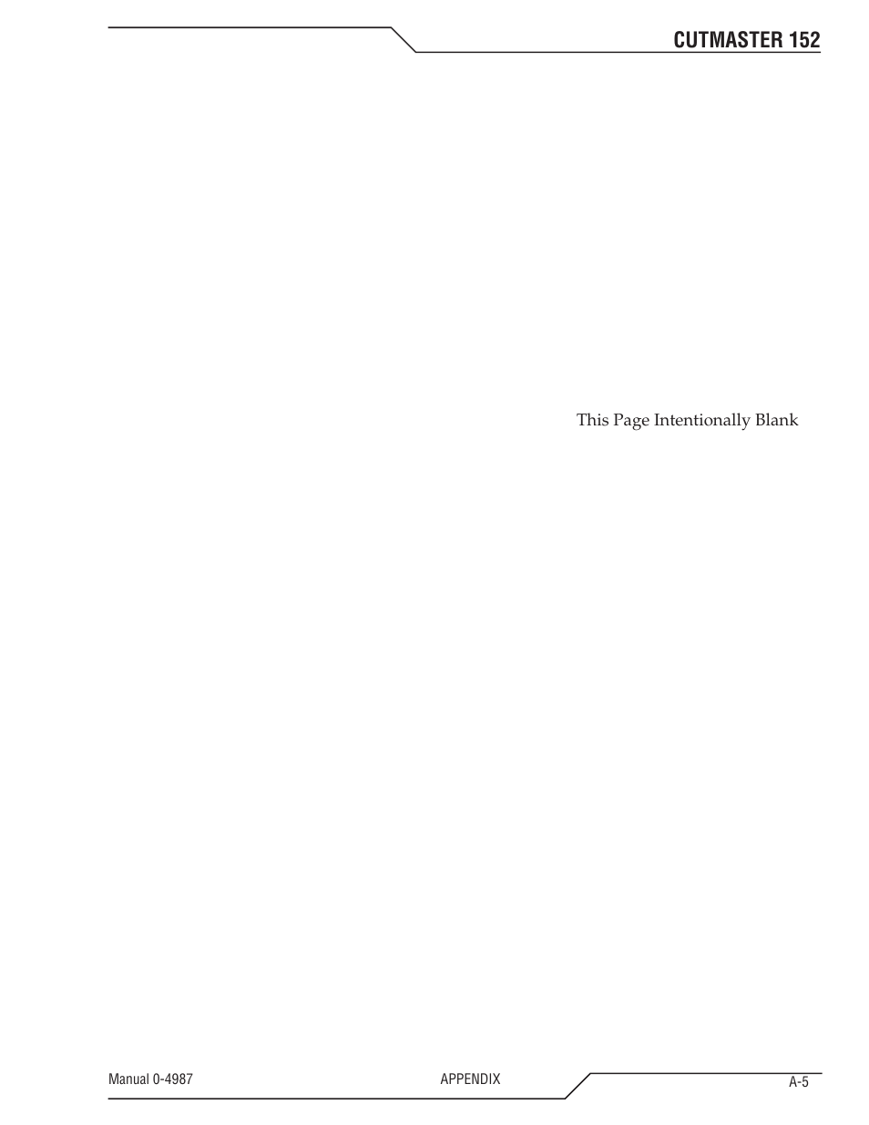 Cutmaster 152 | Tweco 152 CutMaster User Manual | Page 77 / 84