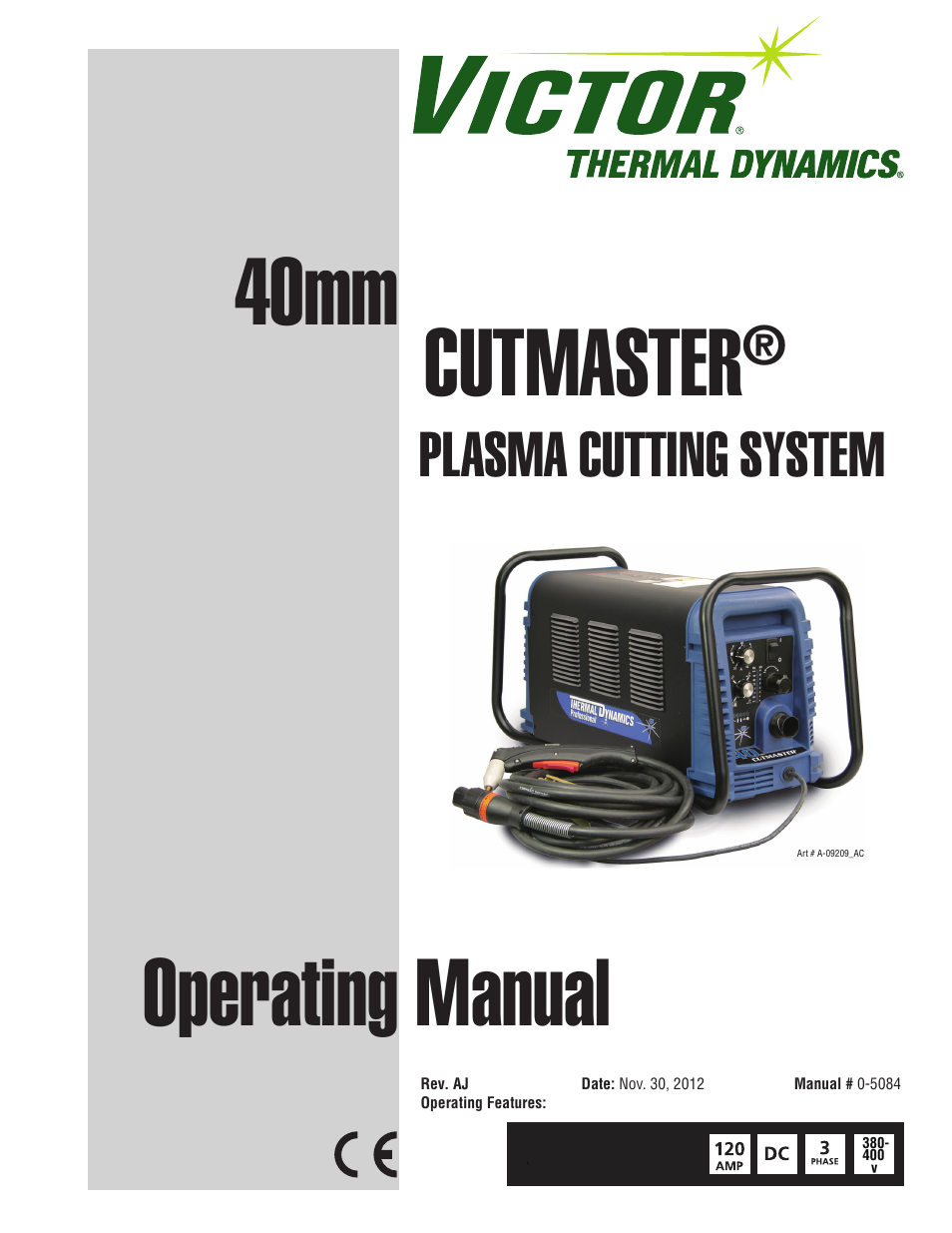 Tweco 40mm Cutmaster User Manual | 82 pages