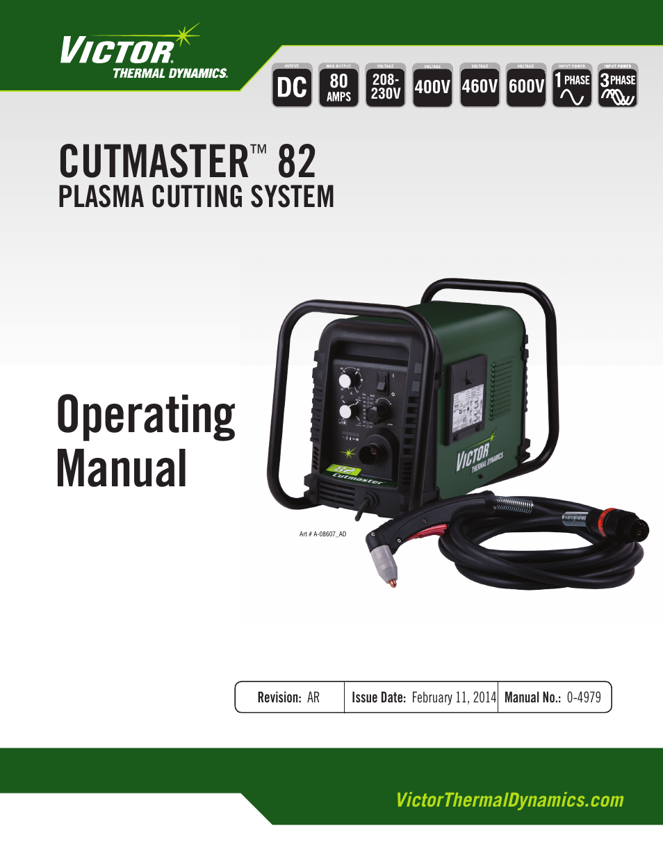 Tweco 82 CutMaster User Manual | 80 pages