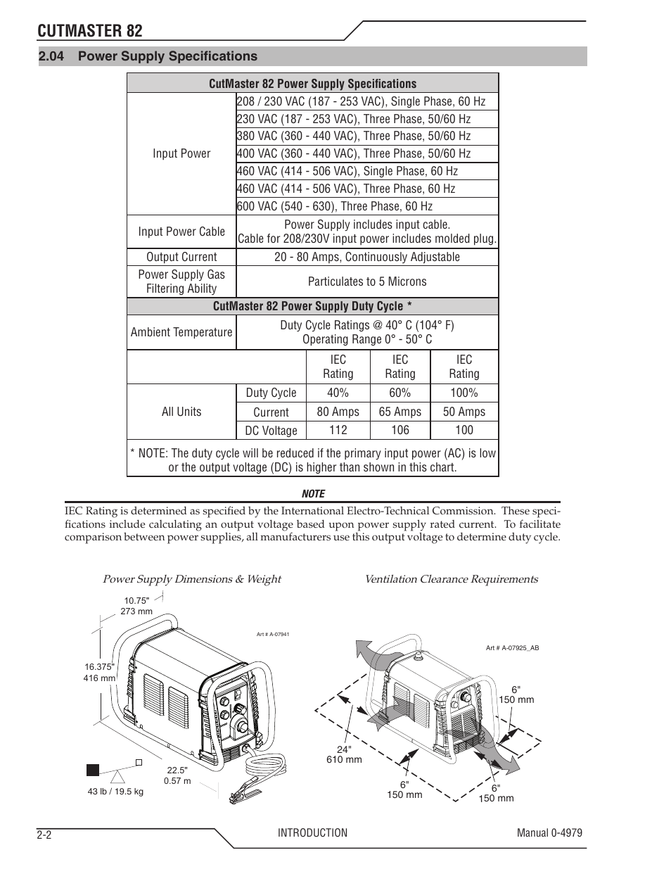 Cutmaster 82 | Tweco 82 CutMaster User Manual | Page 16 / 80