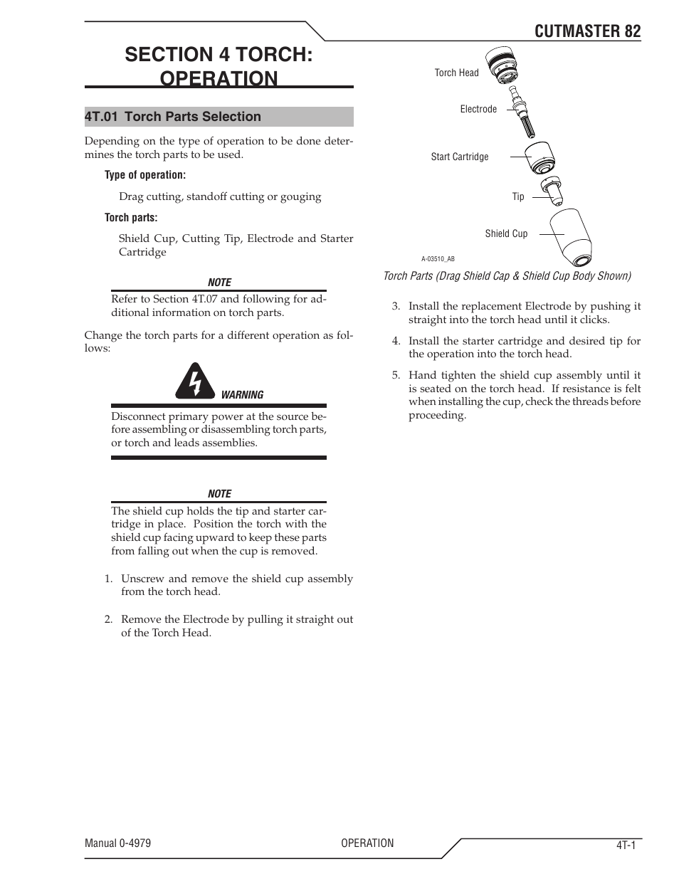 Cutmaster 82 | Tweco 82 CutMaster User Manual | Page 33 / 80