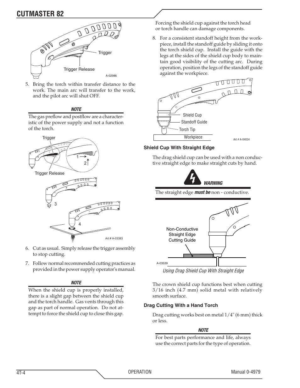 Cutmaster 82 | Tweco 82 CutMaster User Manual | Page 36 / 80