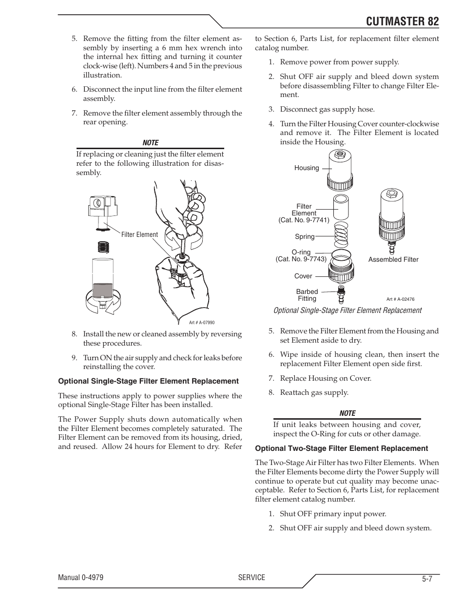 Cutmaster 82 | Tweco 82 CutMaster User Manual | Page 57 / 80