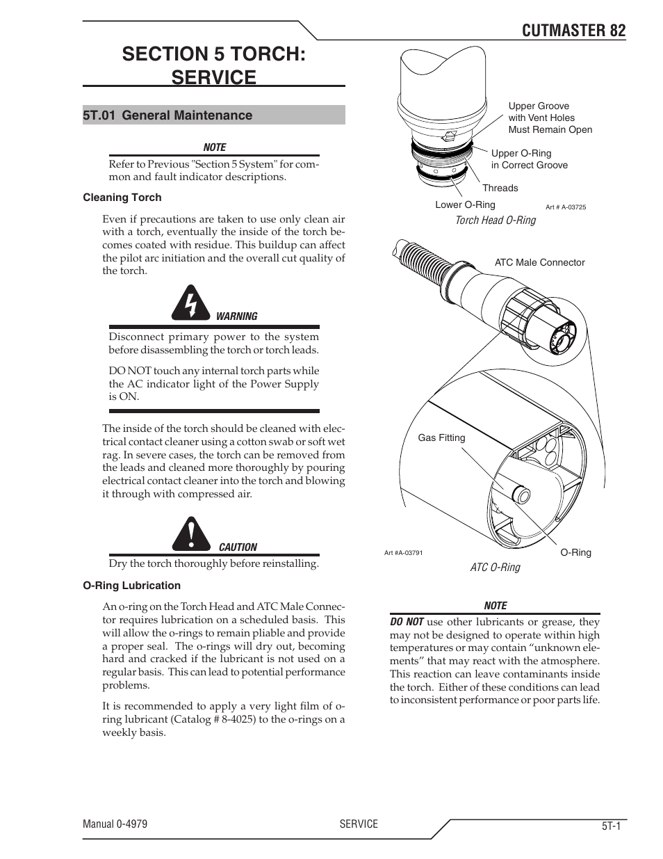Cutmaster 82 | Tweco 82 CutMaster User Manual | Page 59 / 80