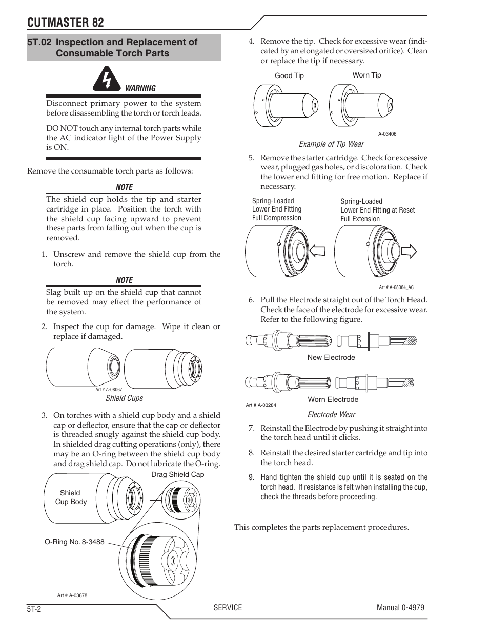 Cutmaster 82 | Tweco 82 CutMaster User Manual | Page 60 / 80