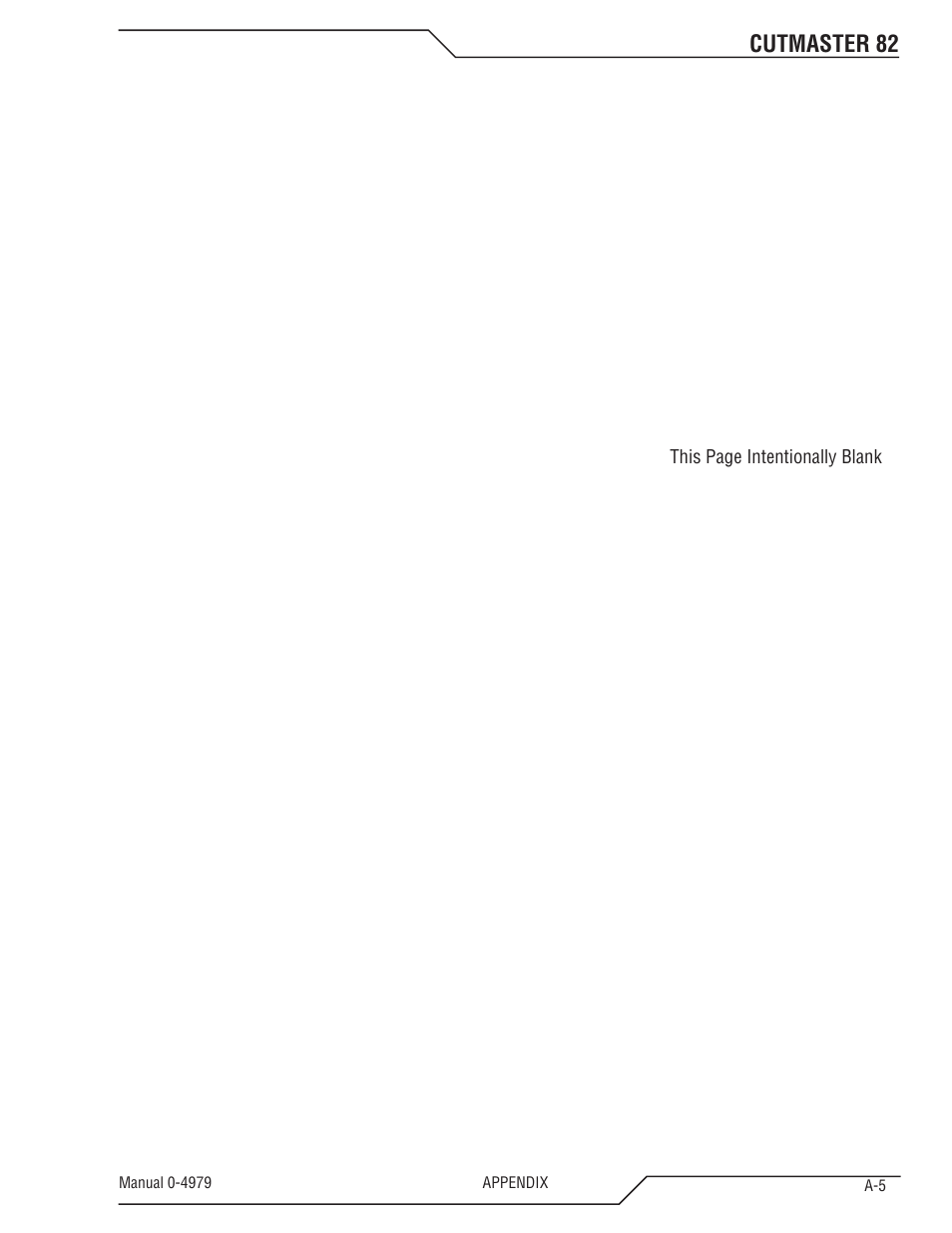 Cutmaster 82 | Tweco 82 CutMaster User Manual | Page 73 / 80