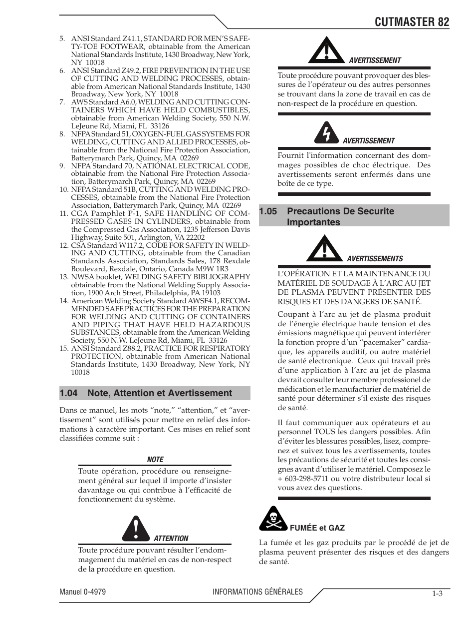 Cutmaster 82 | Tweco 82 CutMaster User Manual | Page 9 / 80
