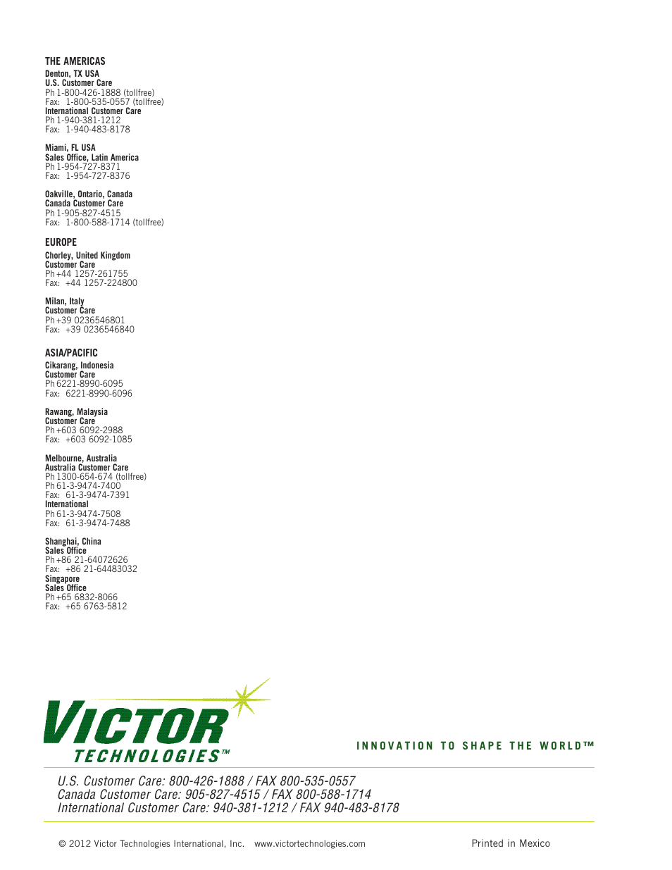 Tweco A60 Cutmaster User Manual | Page 118 / 118