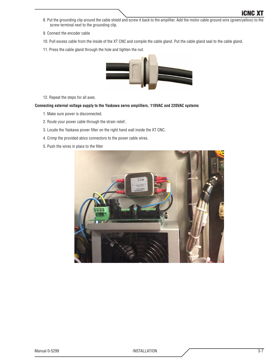 Icnc xt | Tweco iCNC XT User Manual | Page 27 / 110