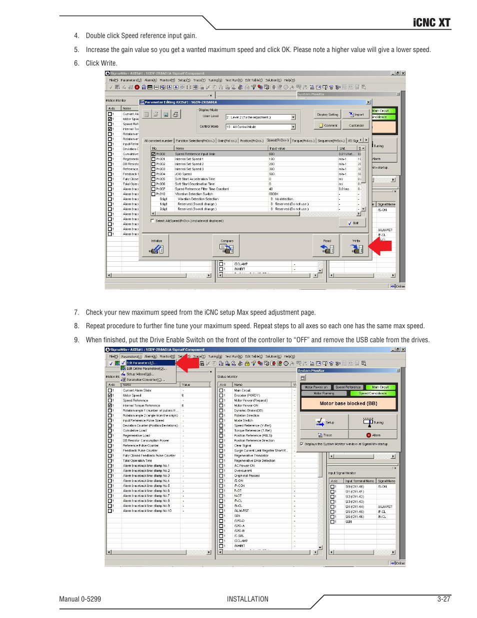 Icnc xt | Tweco iCNC XT User Manual | Page 47 / 110