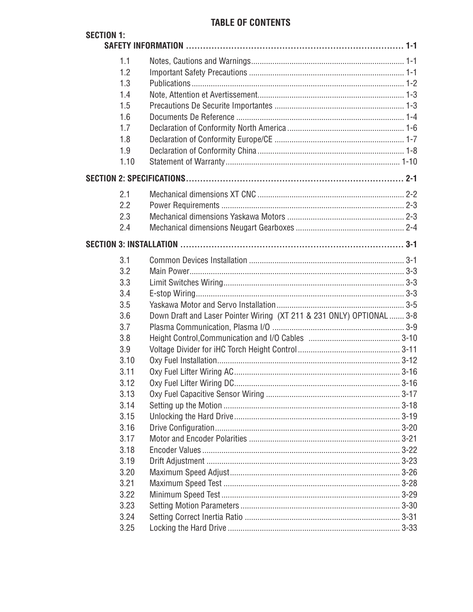Tweco iCNC XT User Manual | Page 5 / 110