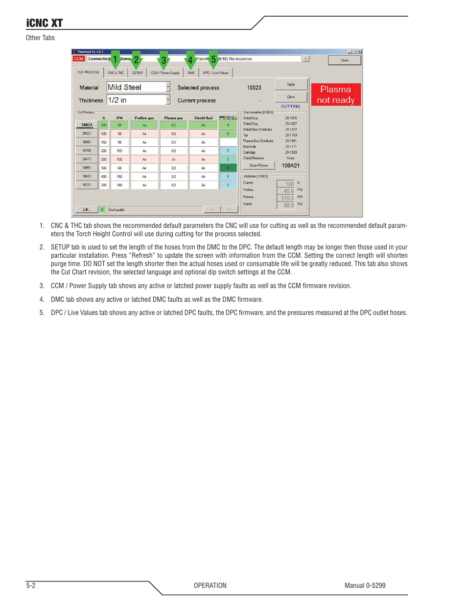 Icnc xt | Tweco iCNC XT User Manual | Page 60 / 110