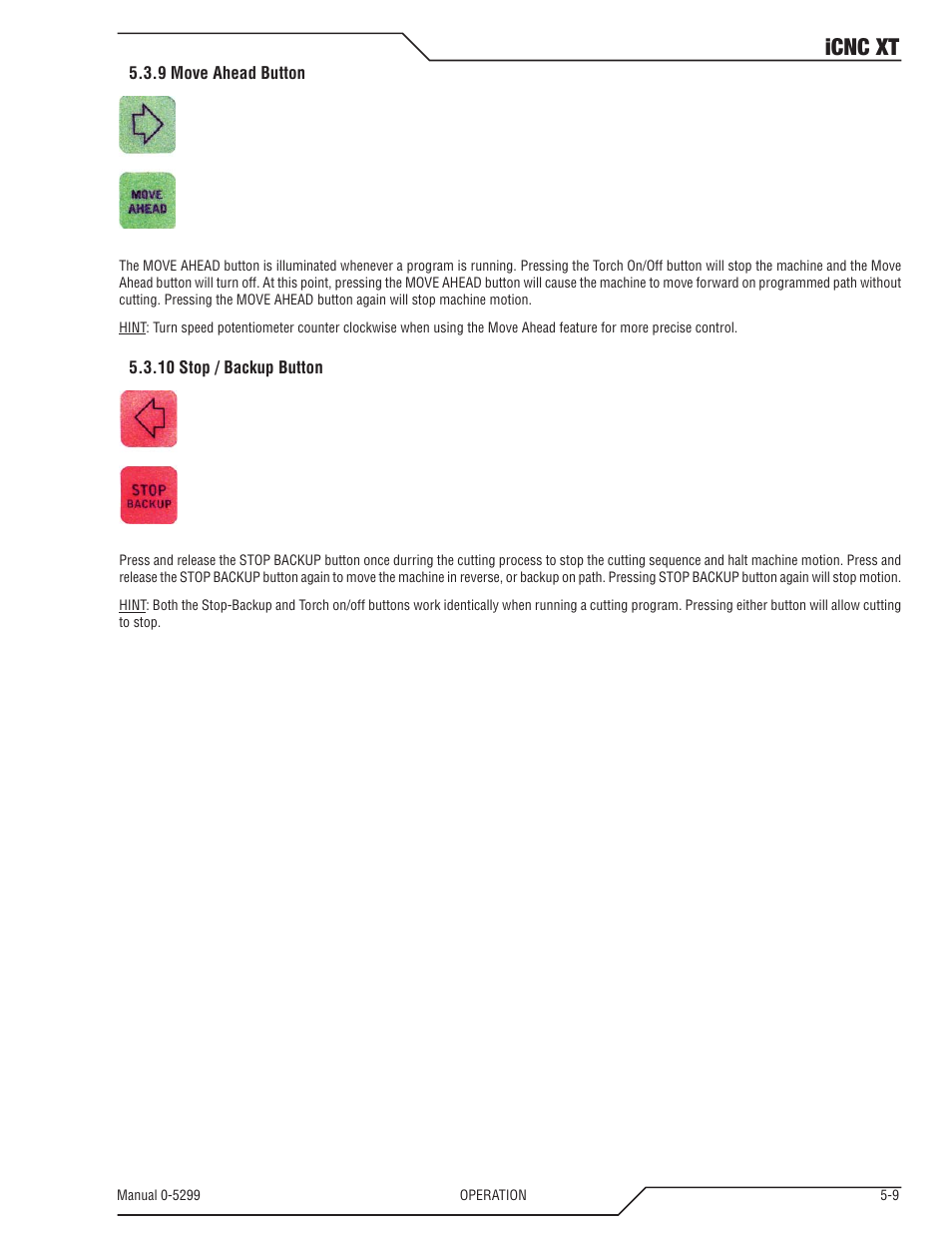Icnc xt | Tweco iCNC XT User Manual | Page 67 / 110