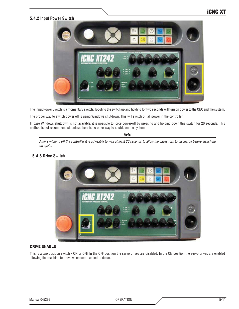 Icnc xt | Tweco iCNC XT User Manual | Page 69 / 110