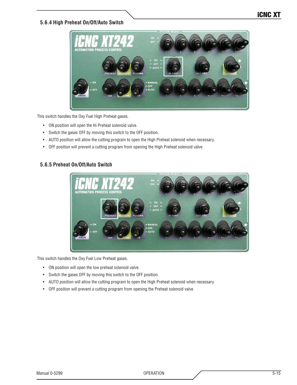 Icnc xt | Tweco iCNC XT User Manual | Page 73 / 110