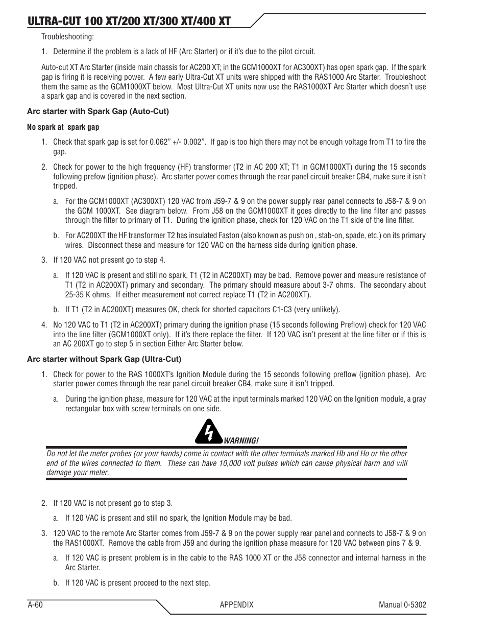 Tweco 400 Ultra-Cut(May 2014) User Manual | Page 188 / 220