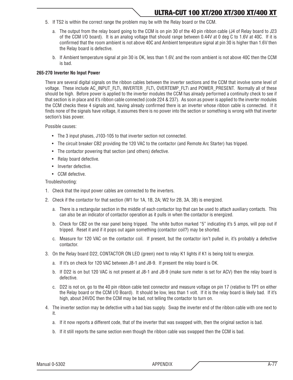 Tweco 400 Ultra-Cut(May 2014) User Manual | Page 205 / 220