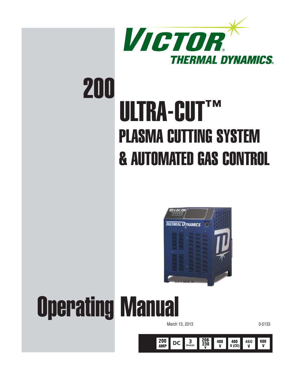 Tweco 200 Ultra-Cut(March 2013) User Manual | 168 pages