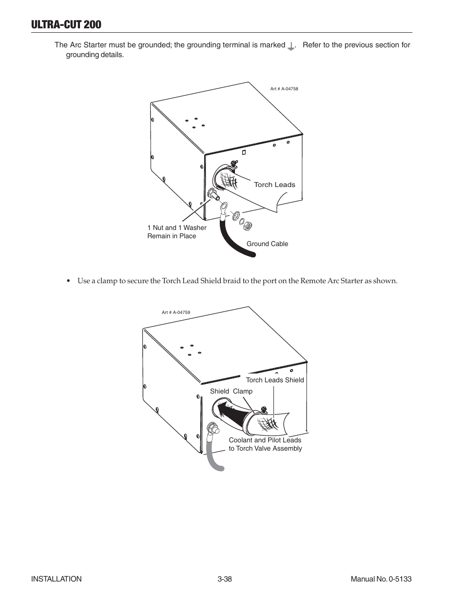 Ultra-cut 200 | Tweco 200 Ultra-Cut(March 2013) User Manual | Page 64 / 168