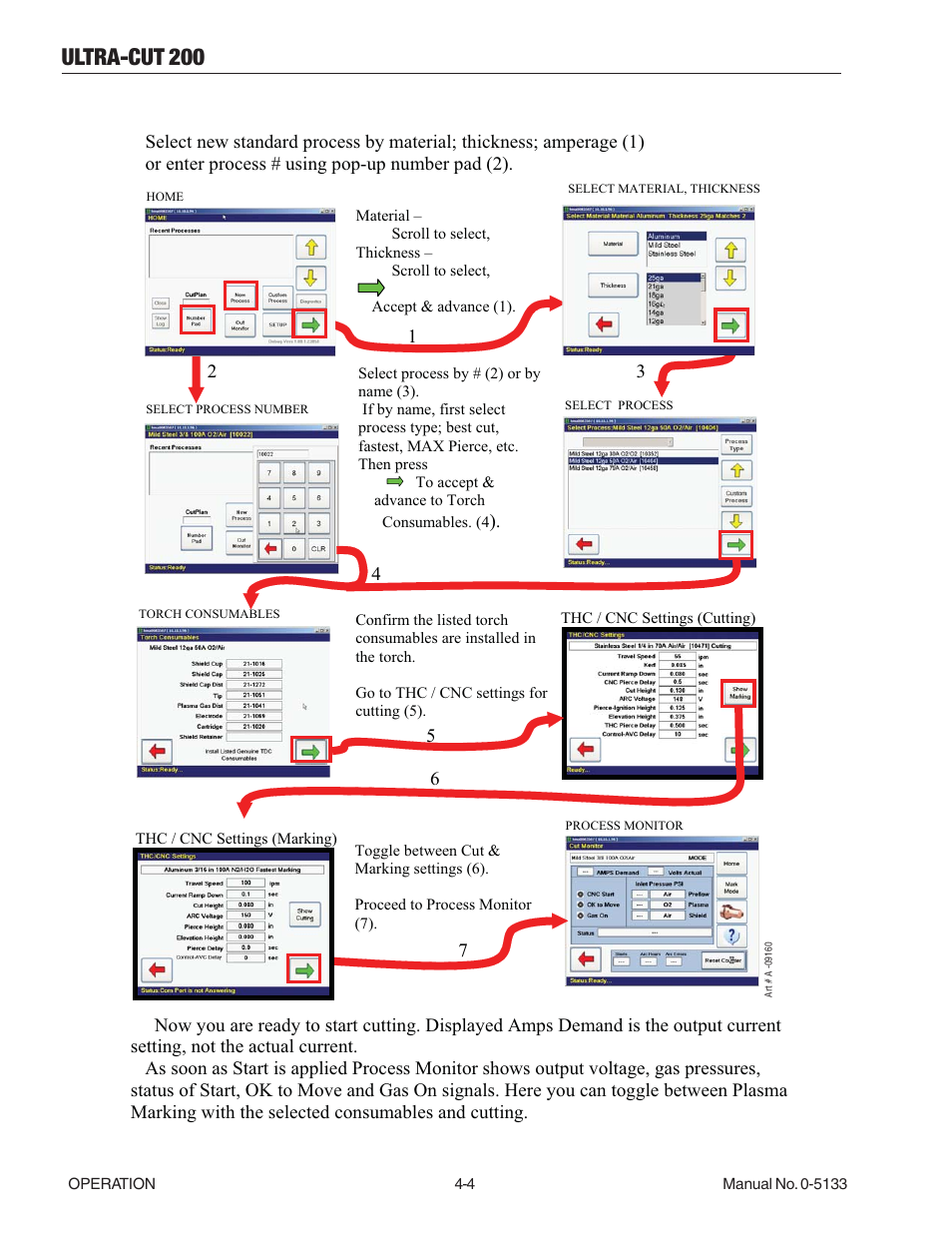 05 tsc-3000 selecting new process, 05 tsc-3000 selecting new process -4, Ultra-cut 200 | Tweco 200 Ultra-Cut(March 2013) User Manual | Page 76 / 168